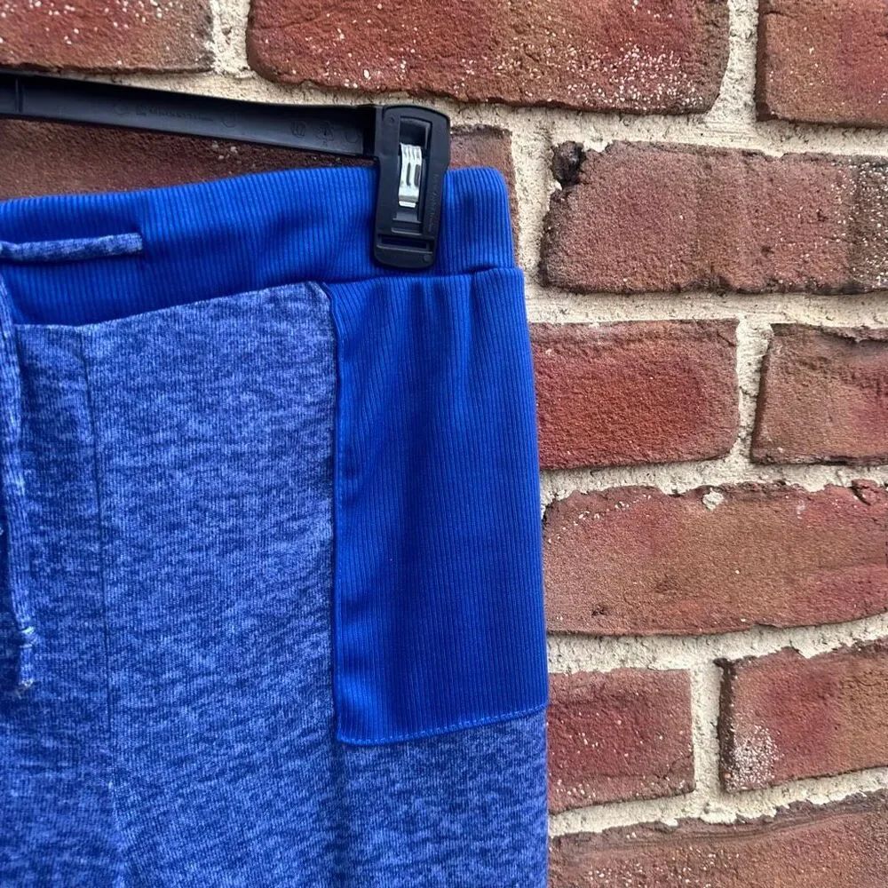 Catherine Malandrino $69 Jogger 2Pc Lounge PJ Set Blue 2X NEW